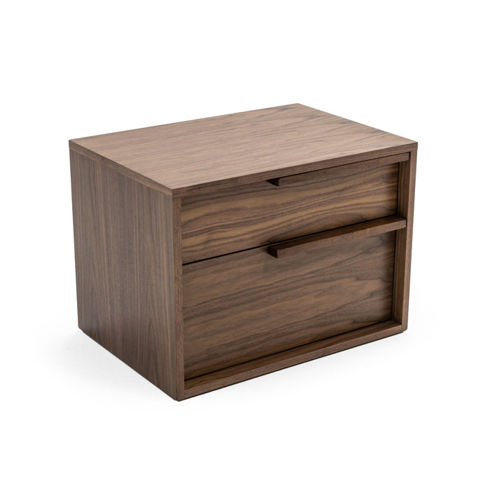AllModern Nantucket Two Drawers Nightstand & Reviews Wayfair
